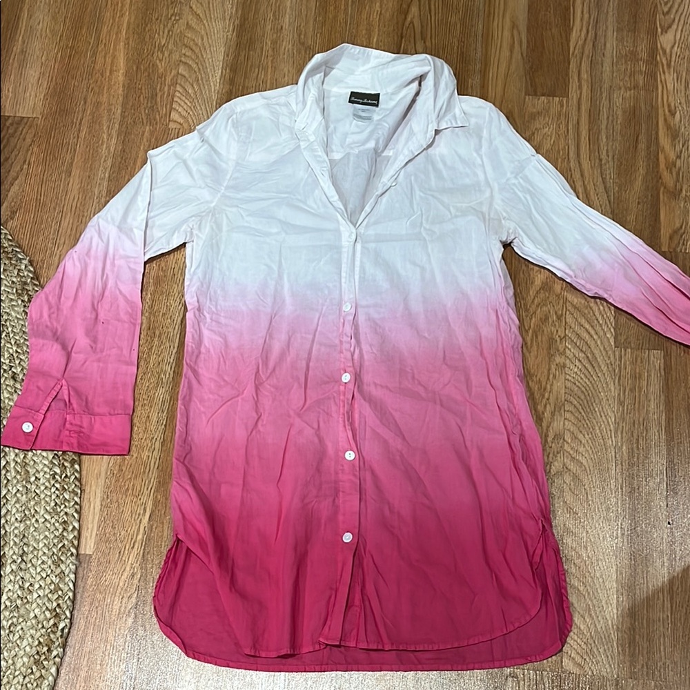 Tommy Bahama White Button-Up Shirt